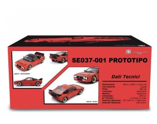 Lancia Rally SE-037 0001 Prototipo 1980 Rosso Laudoracing 1:18 Resinemodell (Türen, Motorhaube... nicht zu öffnen!)